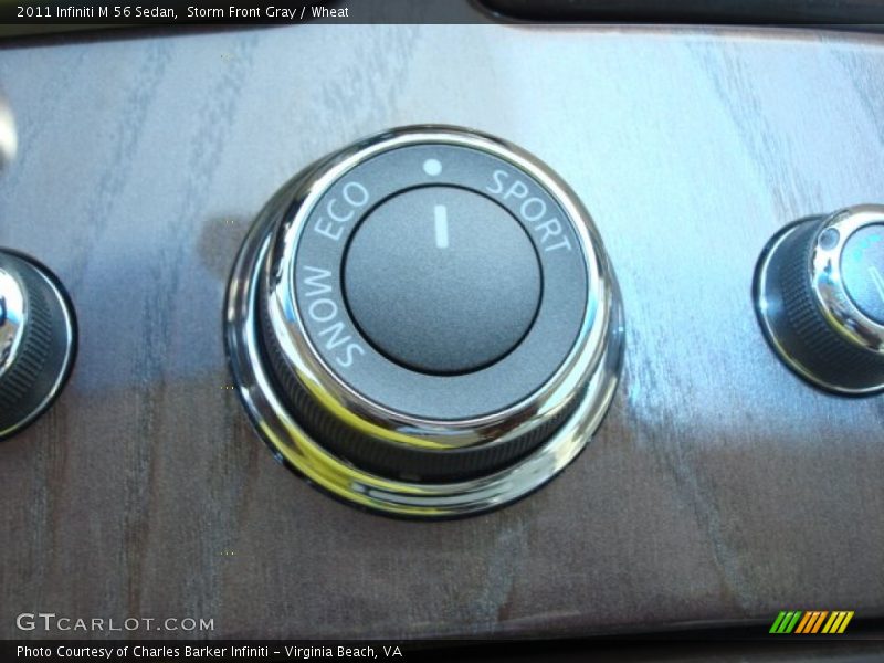 Storm Front Gray / Wheat 2011 Infiniti M 56 Sedan