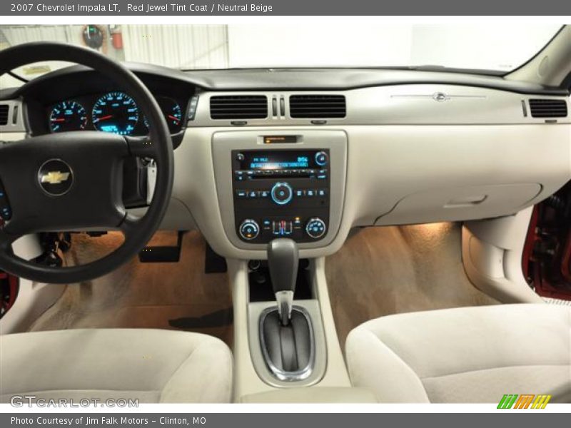 Red Jewel Tint Coat / Neutral Beige 2007 Chevrolet Impala LT