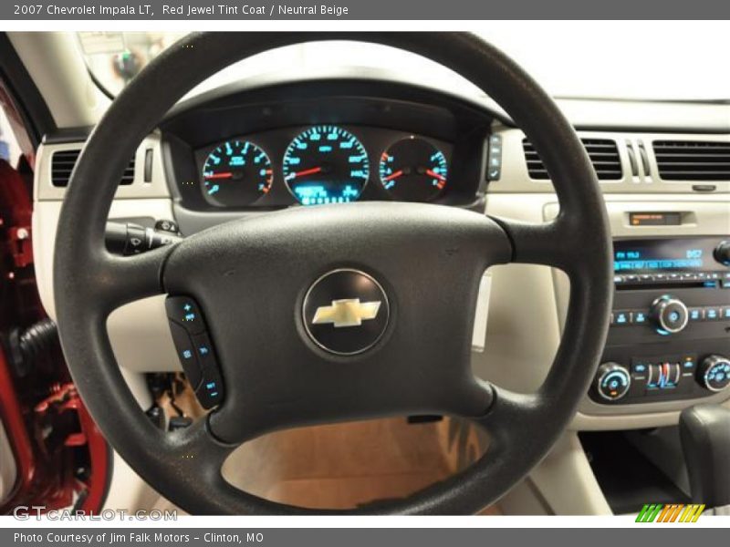 Red Jewel Tint Coat / Neutral Beige 2007 Chevrolet Impala LT