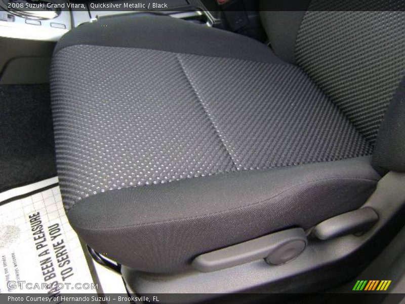 Quicksilver Metallic / Black 2008 Suzuki Grand Vitara