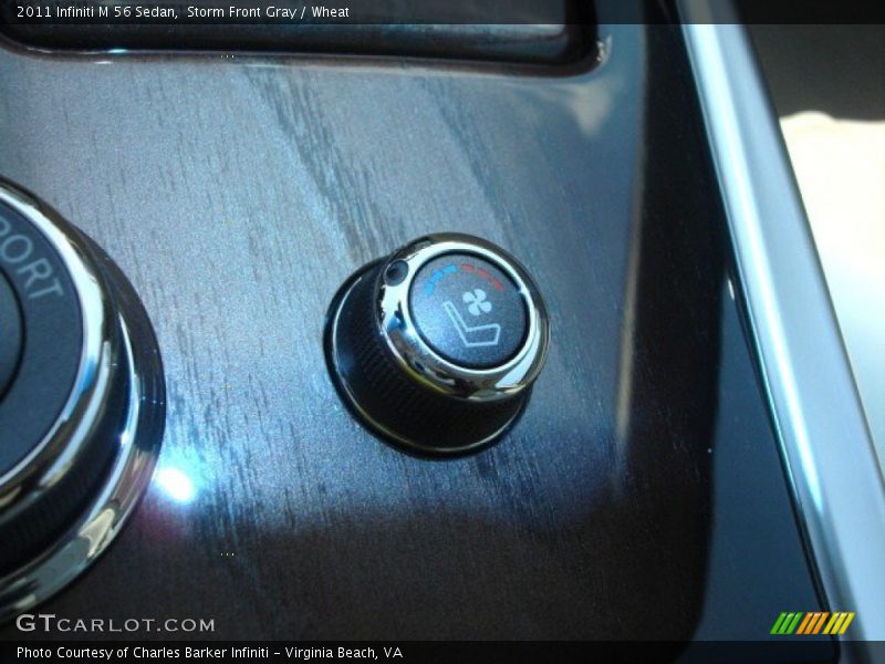 Storm Front Gray / Wheat 2011 Infiniti M 56 Sedan