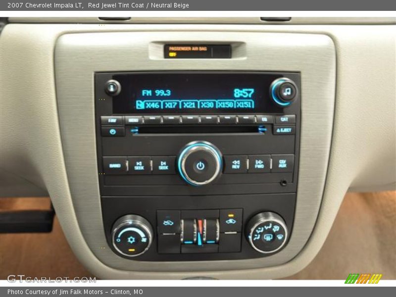 Red Jewel Tint Coat / Neutral Beige 2007 Chevrolet Impala LT