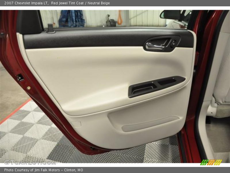 Red Jewel Tint Coat / Neutral Beige 2007 Chevrolet Impala LT