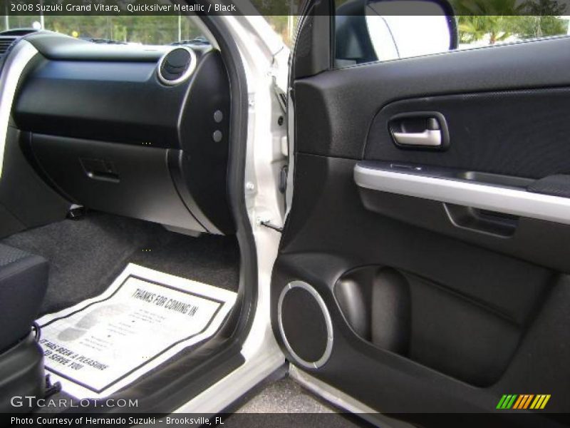 Quicksilver Metallic / Black 2008 Suzuki Grand Vitara