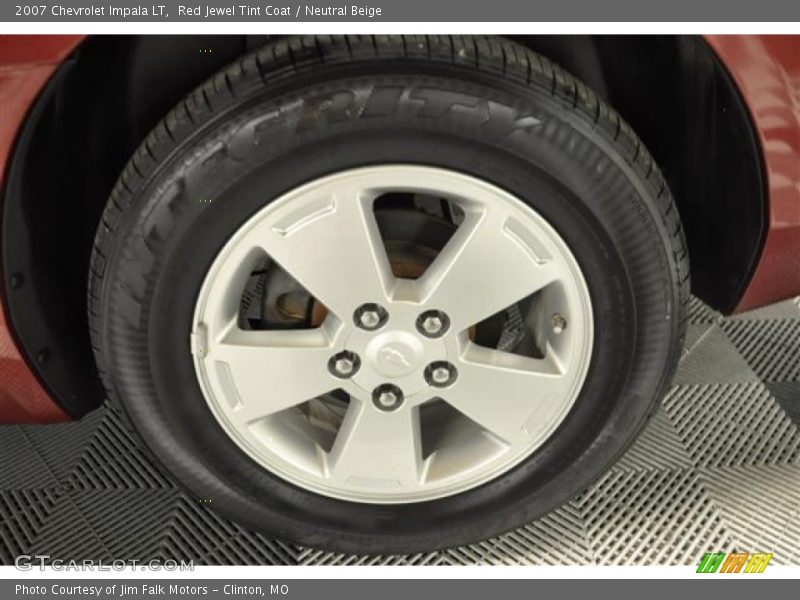 Red Jewel Tint Coat / Neutral Beige 2007 Chevrolet Impala LT