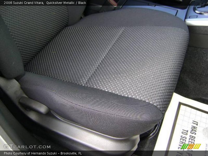 Quicksilver Metallic / Black 2008 Suzuki Grand Vitara