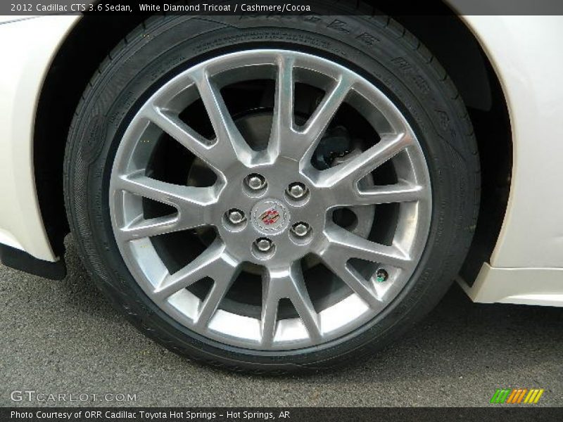 White Diamond Tricoat / Cashmere/Cocoa 2012 Cadillac CTS 3.6 Sedan