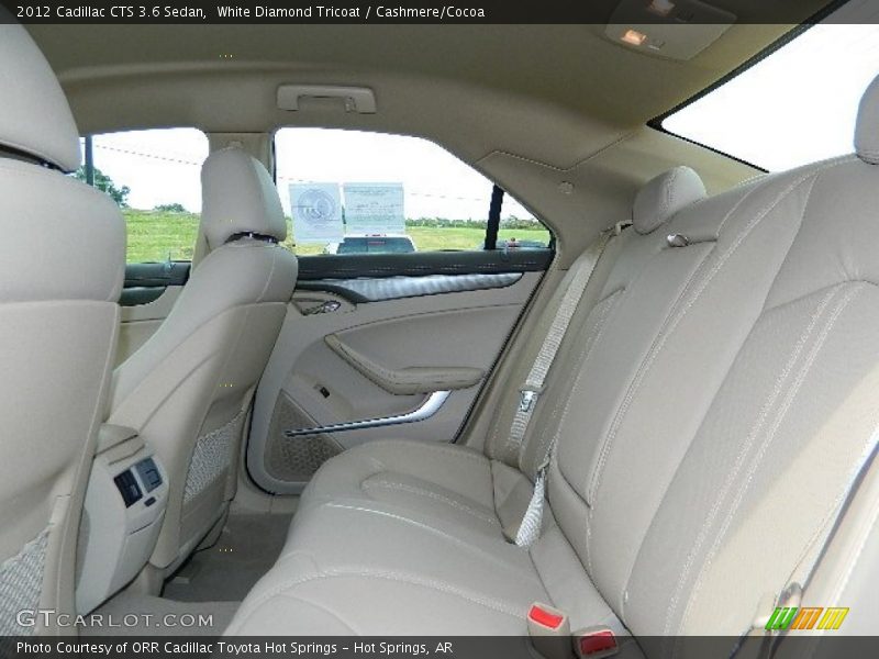White Diamond Tricoat / Cashmere/Cocoa 2012 Cadillac CTS 3.6 Sedan