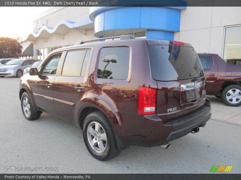 Dark Cherry Pearl / Black 2010 Honda Pilot EX 4WD