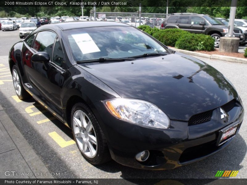 Kalapana Black / Dark Charcoal 2008 Mitsubishi Eclipse GT Coupe
