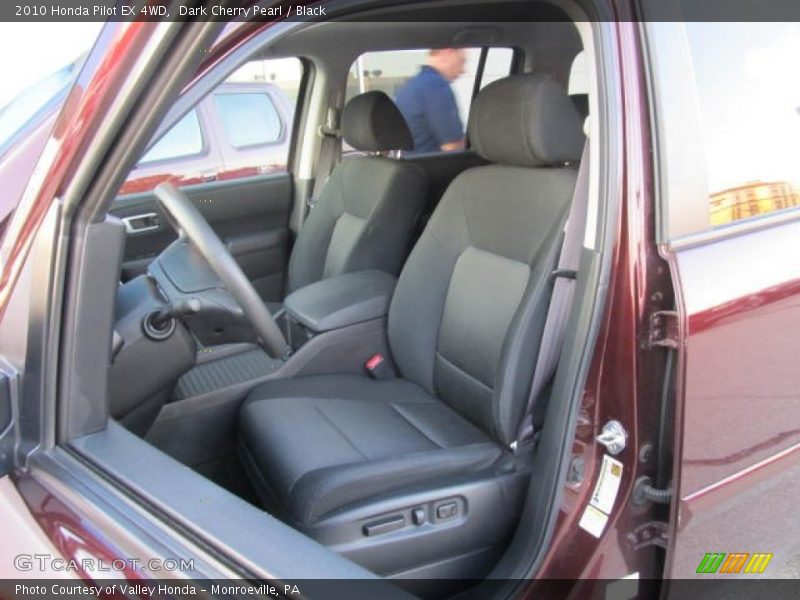 Dark Cherry Pearl / Black 2010 Honda Pilot EX 4WD