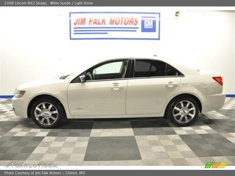 White Suede / Light Stone 2008 Lincoln MKZ Sedan