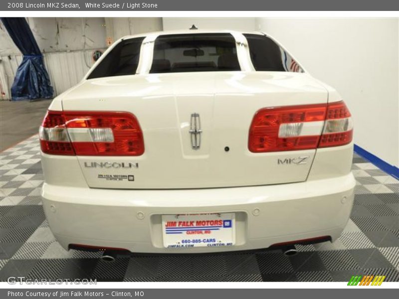 White Suede / Light Stone 2008 Lincoln MKZ Sedan