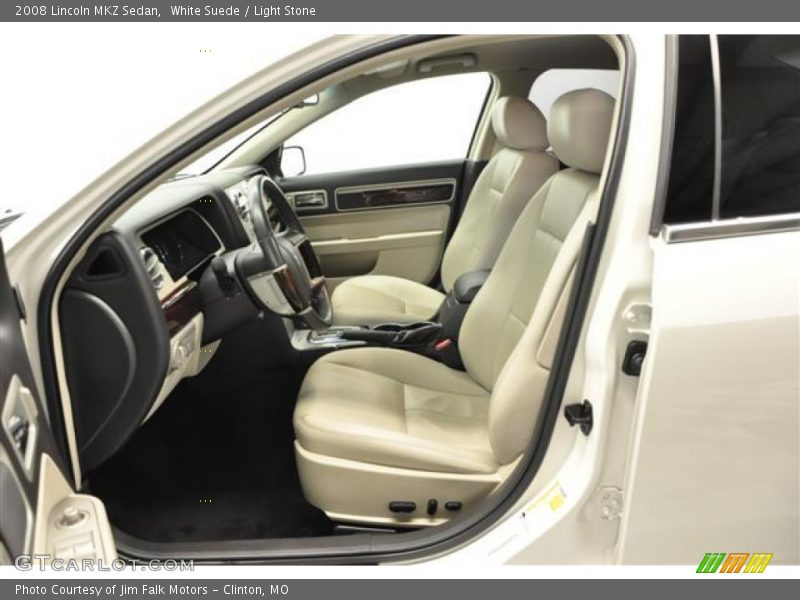 White Suede / Light Stone 2008 Lincoln MKZ Sedan