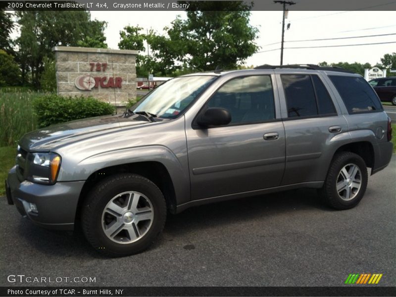 Graystone Metallic / Ebony 2009 Chevrolet TrailBlazer LT 4x4