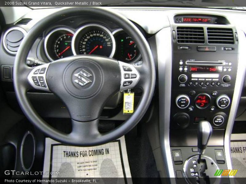 Quicksilver Metallic / Black 2008 Suzuki Grand Vitara