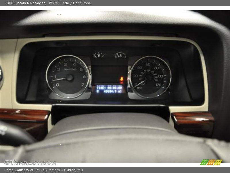 White Suede / Light Stone 2008 Lincoln MKZ Sedan