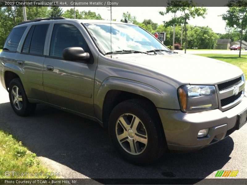 Graystone Metallic / Ebony 2009 Chevrolet TrailBlazer LT 4x4