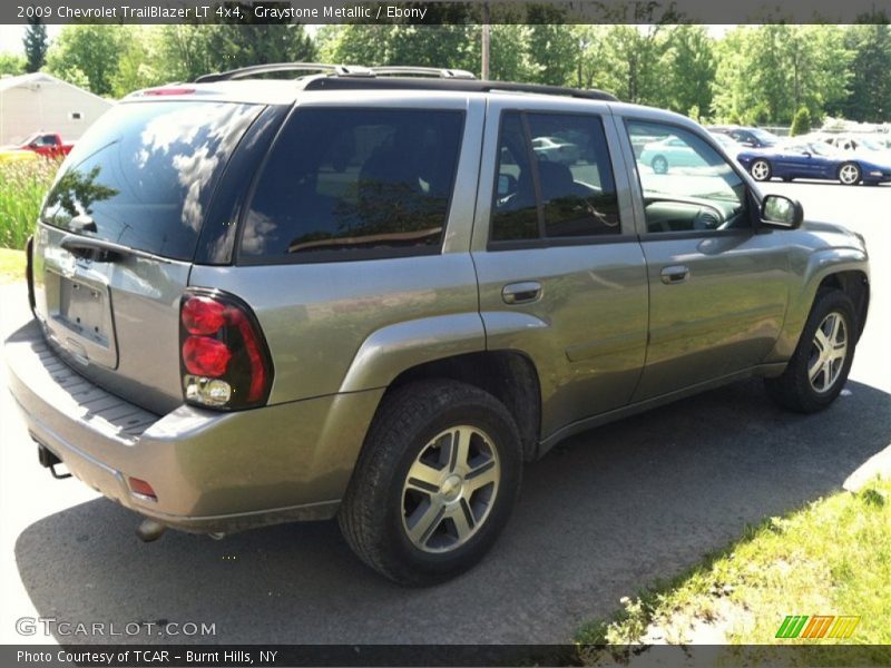 Graystone Metallic / Ebony 2009 Chevrolet TrailBlazer LT 4x4