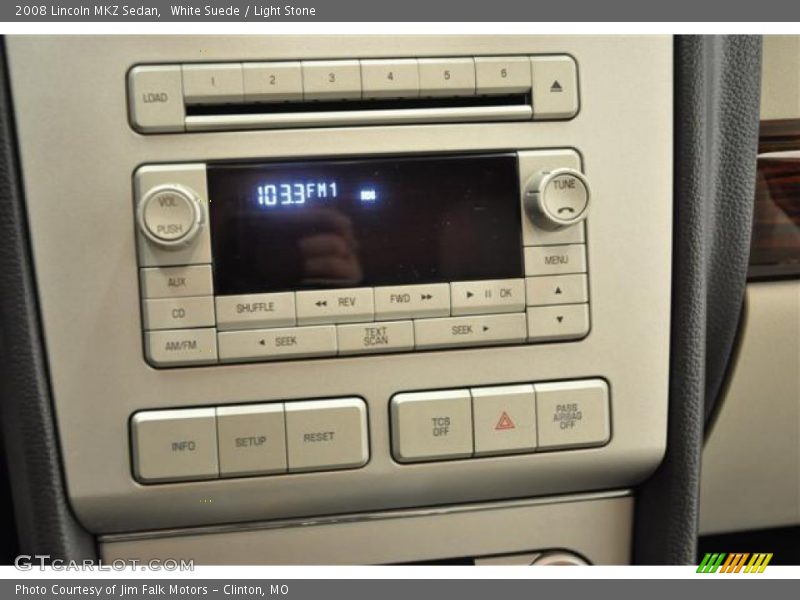 White Suede / Light Stone 2008 Lincoln MKZ Sedan