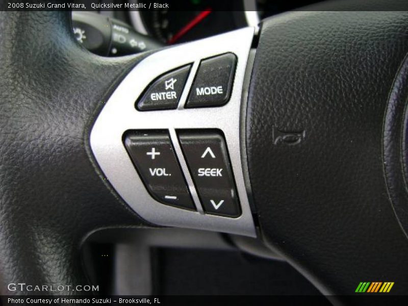 Quicksilver Metallic / Black 2008 Suzuki Grand Vitara
