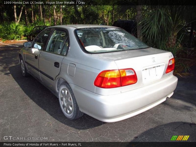 Vogue Silver Metallic / Gray 1999 Honda Civic LX Sedan