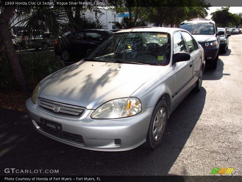 Vogue Silver Metallic / Gray 1999 Honda Civic LX Sedan