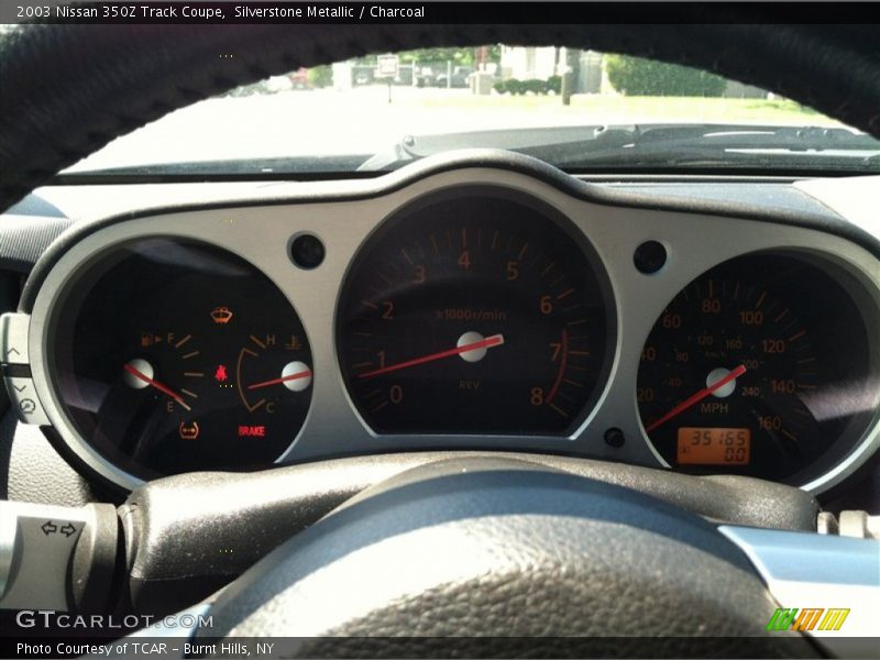 Silverstone Metallic / Charcoal 2003 Nissan 350Z Track Coupe