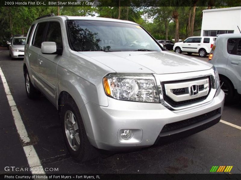 Billet Silver Metallic / Gray 2009 Honda Pilot EX-L