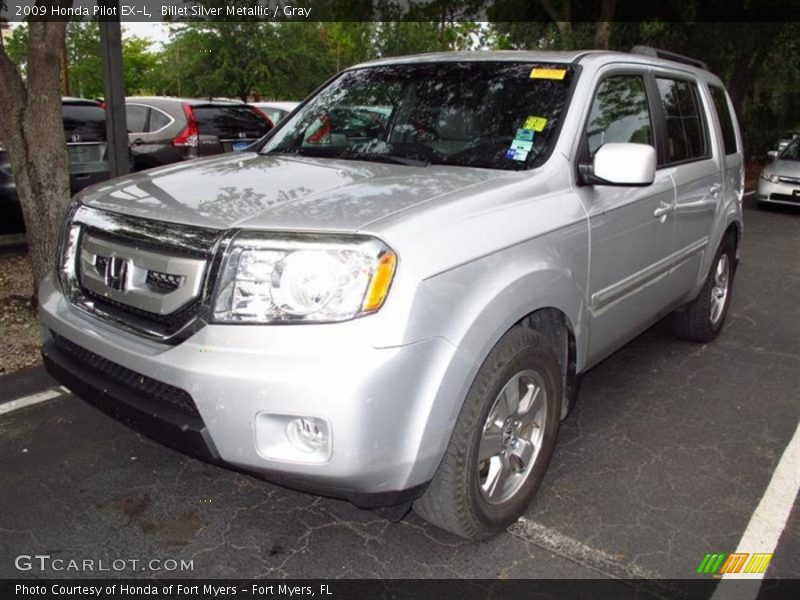 Billet Silver Metallic / Gray 2009 Honda Pilot EX-L