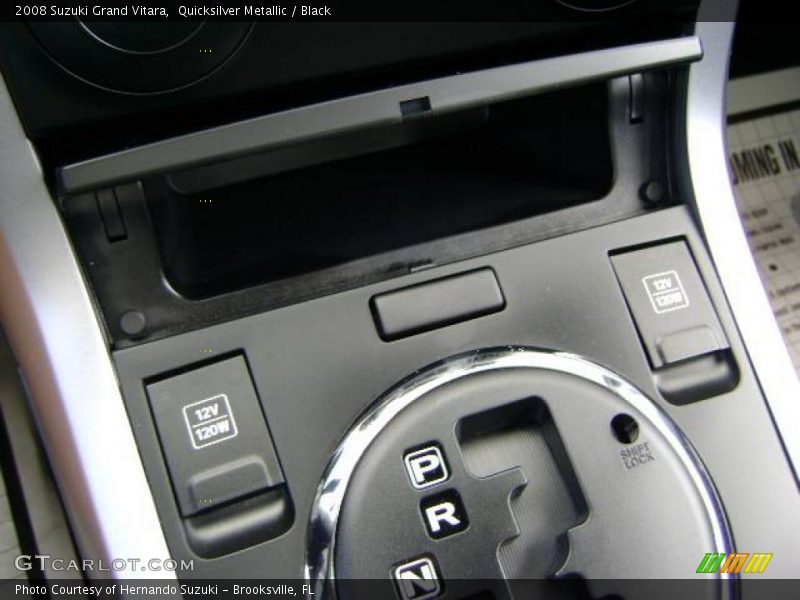 Quicksilver Metallic / Black 2008 Suzuki Grand Vitara