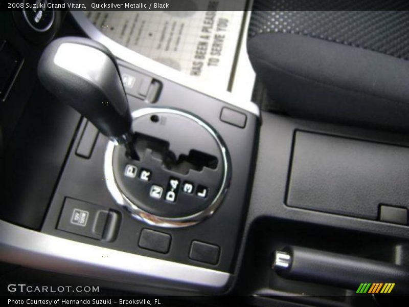 Quicksilver Metallic / Black 2008 Suzuki Grand Vitara