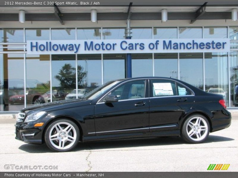 Black / Ash 2012 Mercedes-Benz C 300 Sport 4Matic