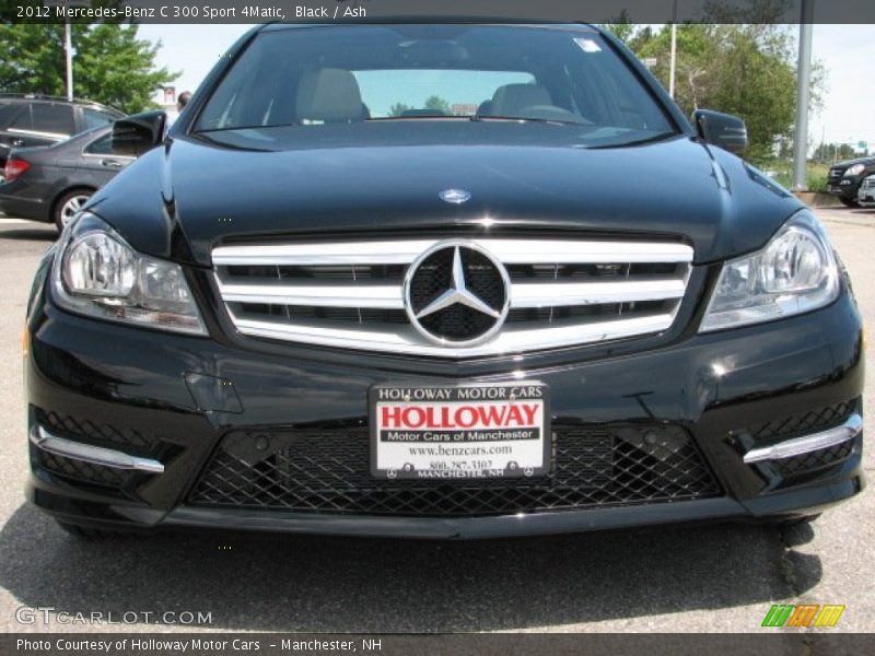 Black / Ash 2012 Mercedes-Benz C 300 Sport 4Matic