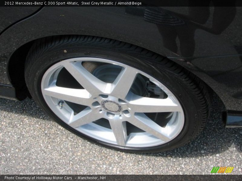 Steel Grey Metallic / Almond Beige 2012 Mercedes-Benz C 300 Sport 4Matic