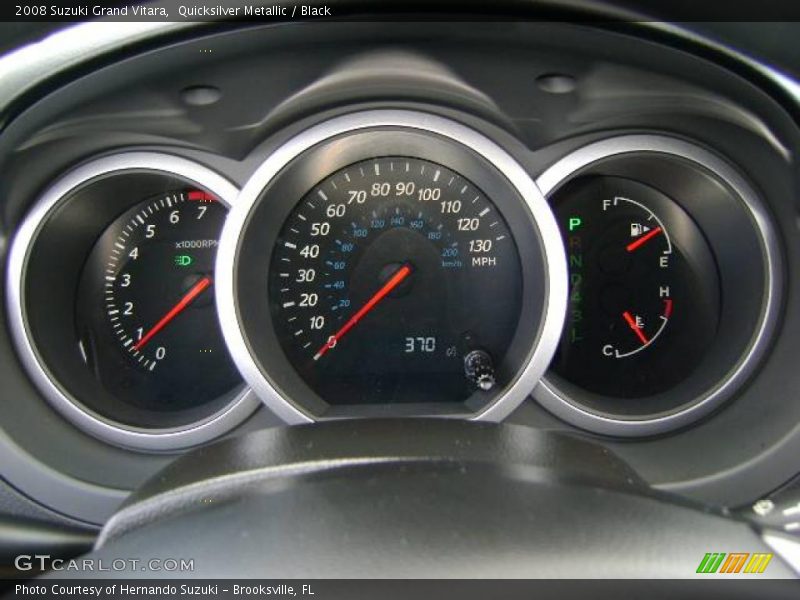 Quicksilver Metallic / Black 2008 Suzuki Grand Vitara