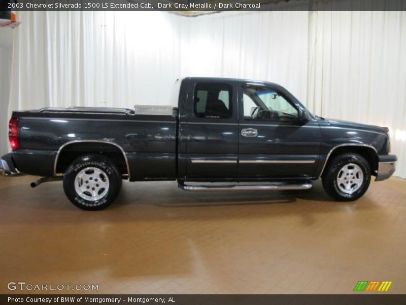 Dark Gray Metallic / Dark Charcoal 2003 Chevrolet Silverado 1500 LS Extended Cab