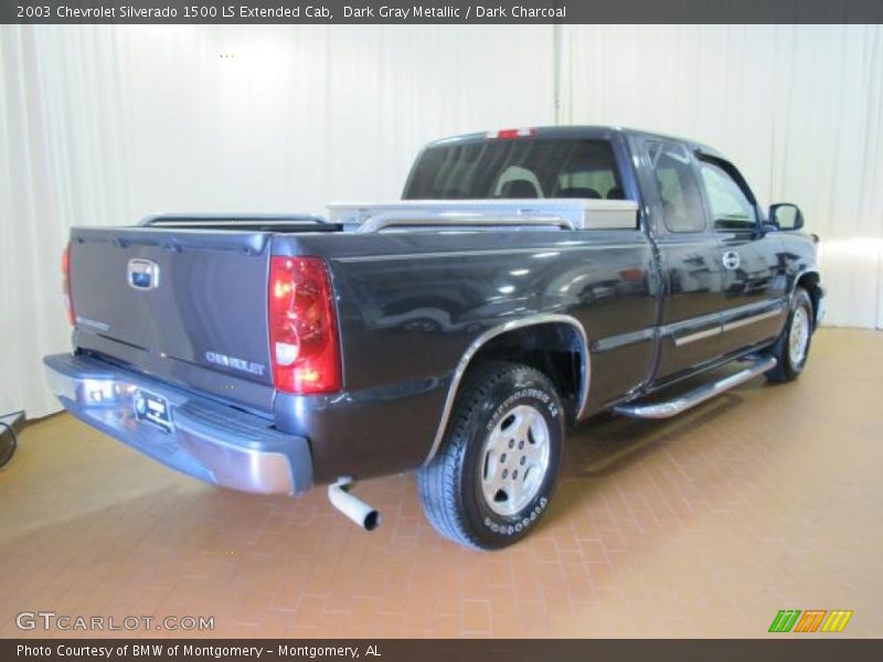 Dark Gray Metallic / Dark Charcoal 2003 Chevrolet Silverado 1500 LS Extended Cab