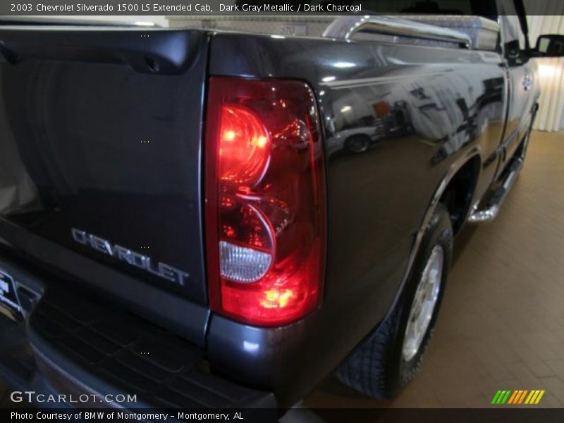 Dark Gray Metallic / Dark Charcoal 2003 Chevrolet Silverado 1500 LS Extended Cab
