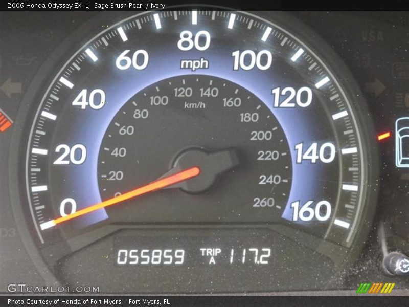 Sage Brush Pearl / Ivory 2006 Honda Odyssey EX-L