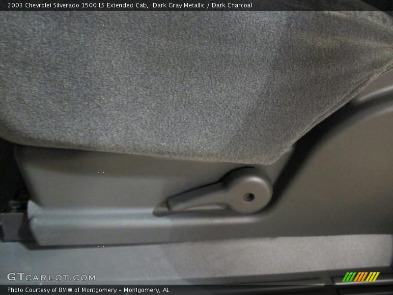 Dark Gray Metallic / Dark Charcoal 2003 Chevrolet Silverado 1500 LS Extended Cab