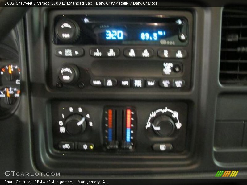 Dark Gray Metallic / Dark Charcoal 2003 Chevrolet Silverado 1500 LS Extended Cab