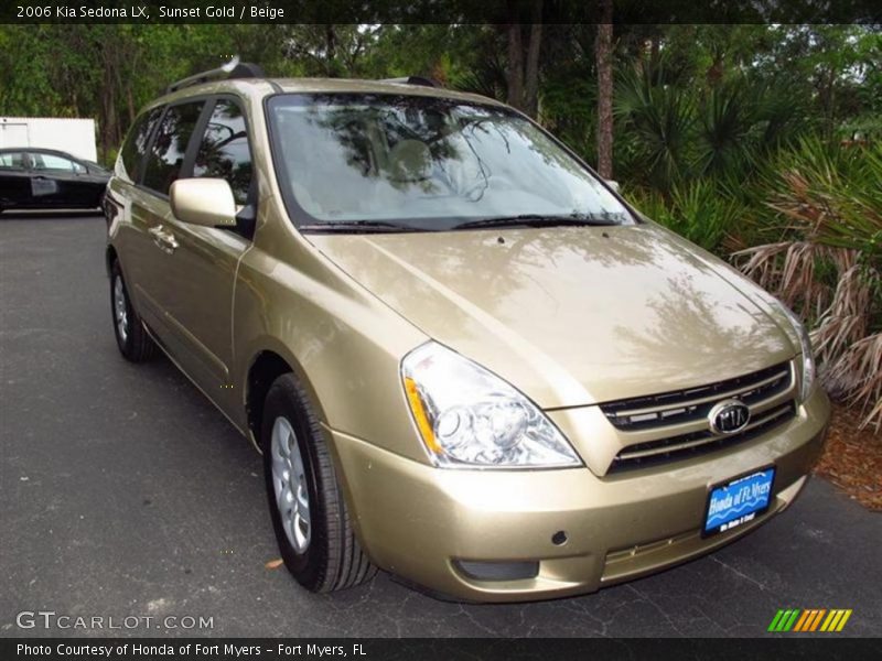 Sunset Gold / Beige 2006 Kia Sedona LX