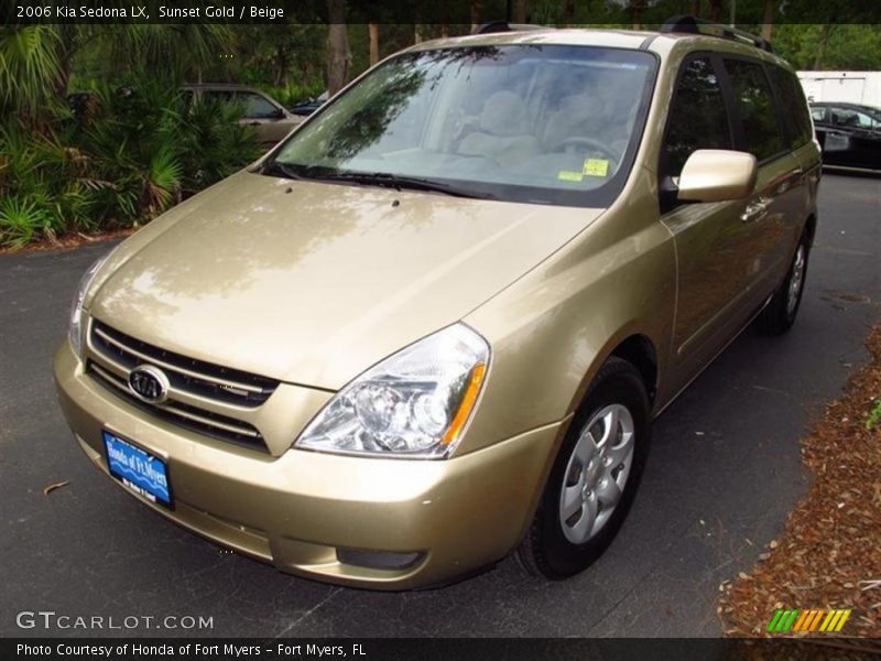 Sunset Gold / Beige 2006 Kia Sedona LX