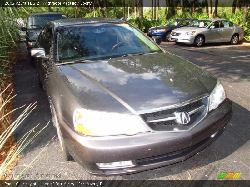 Anthracite Metallic / Ebony 2003 Acura TL 3.2