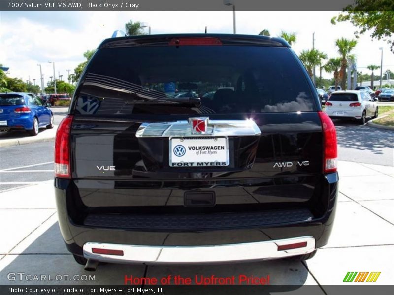 Black Onyx / Gray 2007 Saturn VUE V6 AWD