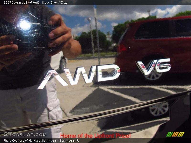 Black Onyx / Gray 2007 Saturn VUE V6 AWD