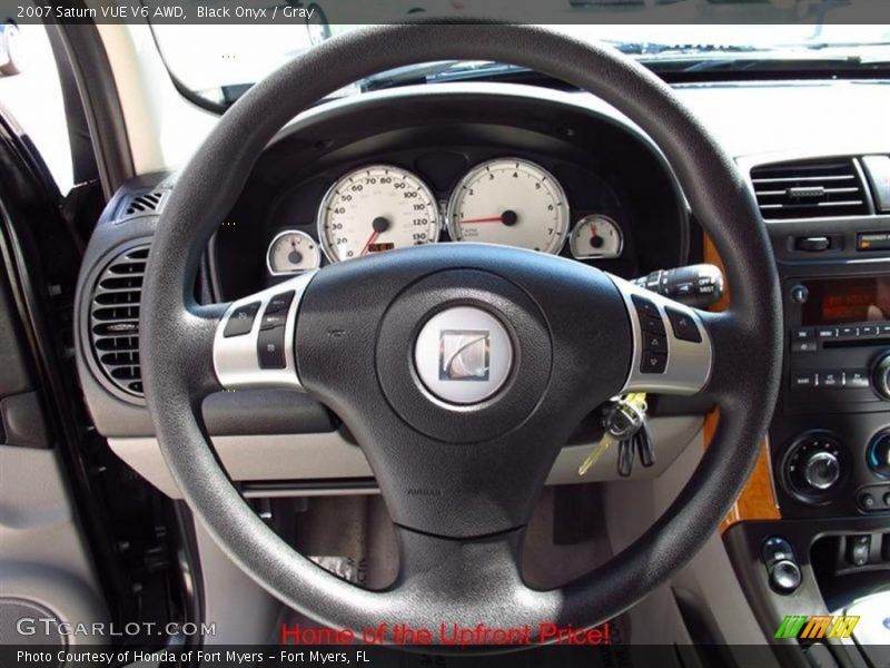 Black Onyx / Gray 2007 Saturn VUE V6 AWD
