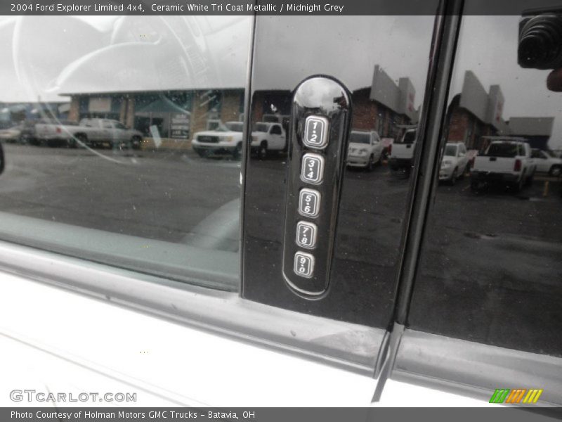Ceramic White Tri Coat Metallic / Midnight Grey 2004 Ford Explorer Limited 4x4
