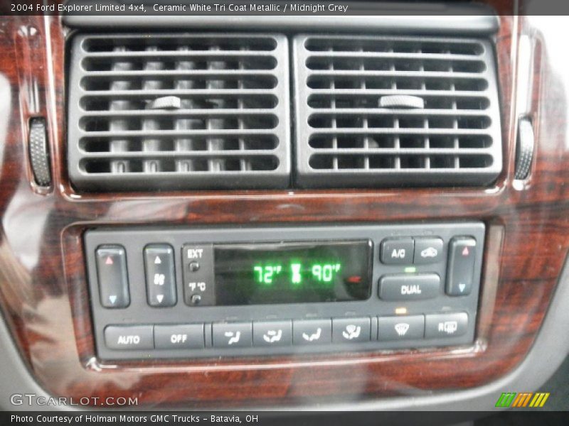 Ceramic White Tri Coat Metallic / Midnight Grey 2004 Ford Explorer Limited 4x4